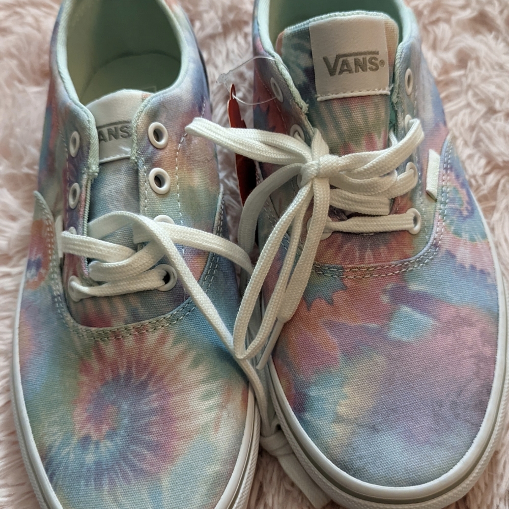 Vans rainbow tie dye